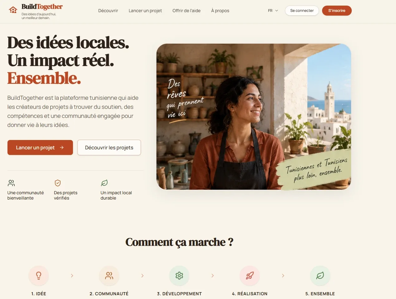 buildtogether.tn — Tunisian platform for community-backed projects
